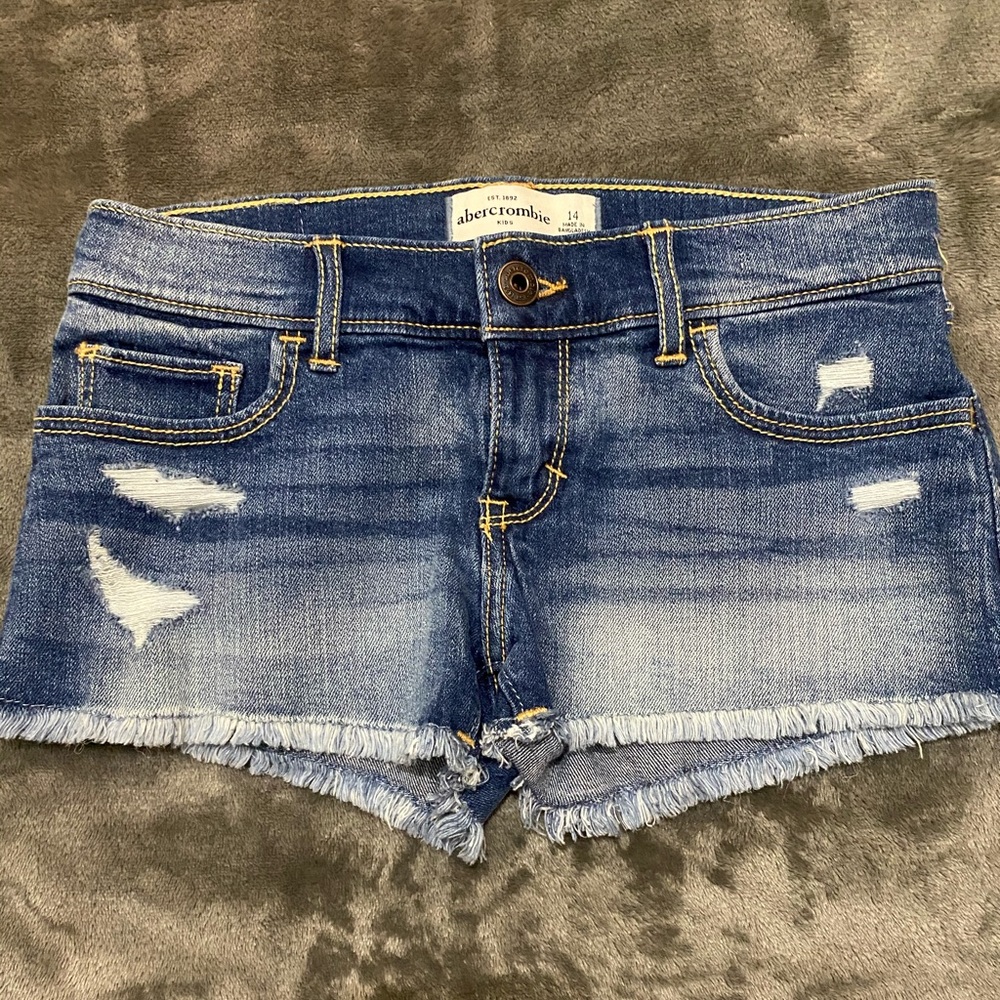 Girls Abercrombie Denim Shorts